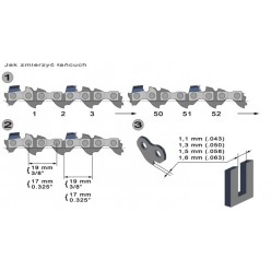 Łańcuch do piły STIHL 44 ogniwa 30 cm 3/8" 1.3 mm ARCHER D-050-44DL – moc i precyzja