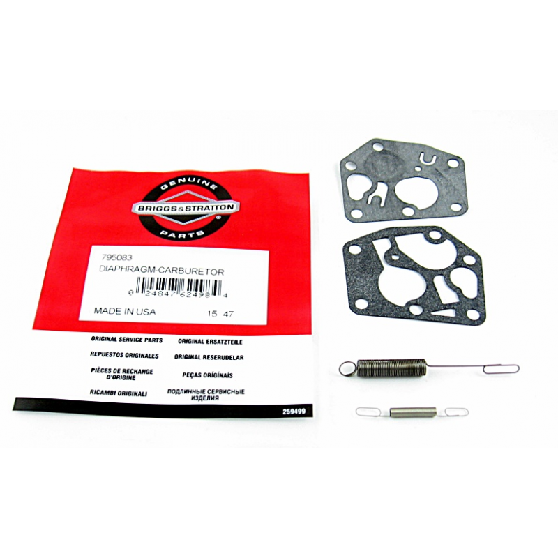 Zestaw naprawczy gaźnika Briggs & Stratton 795083 + sprężynki regulatora