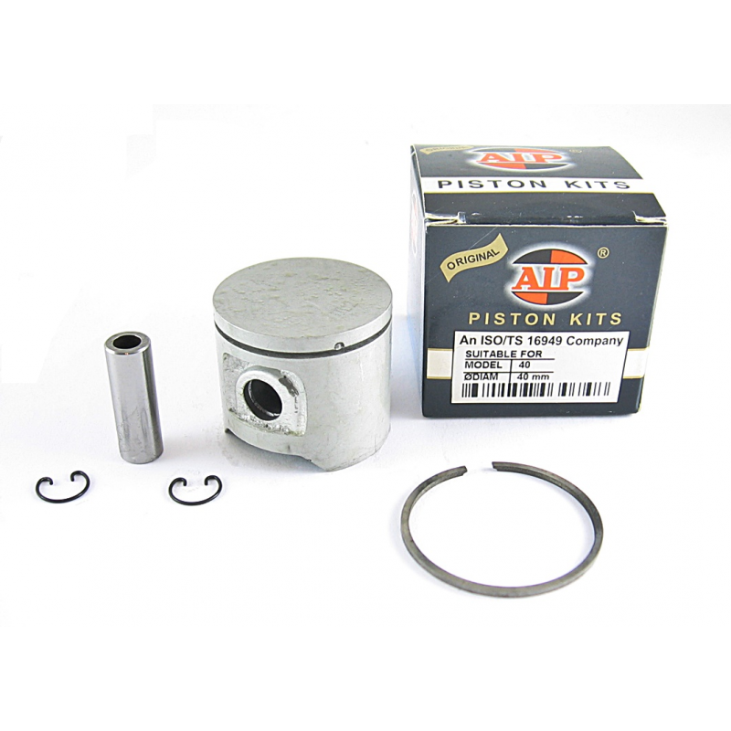 Tłok 40 mm AIP do HUSQVARNA 40, 240R / PARTNER 400 / JONSERED 2041 – komplet