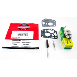 Oryginalne membrany gaźnika + świeca + sprężynki Briggs & Stratton