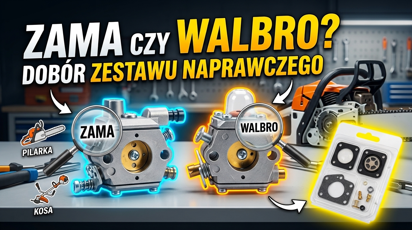 Zestaw naprawczy gaźnika ZAMA / WALBRO – jak dobrać?
