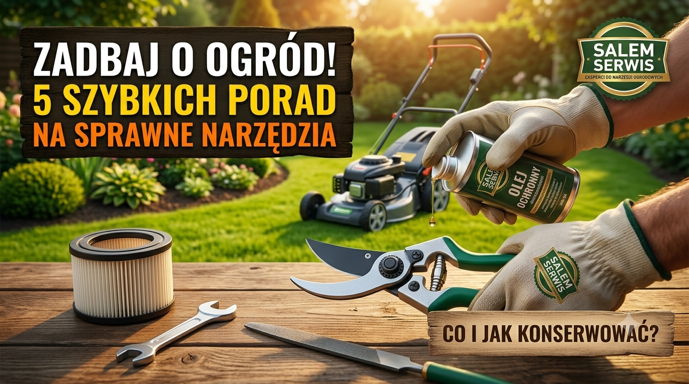 ak dbać o ogród i konserwować narzędzia? Poradnik Salem Serwis